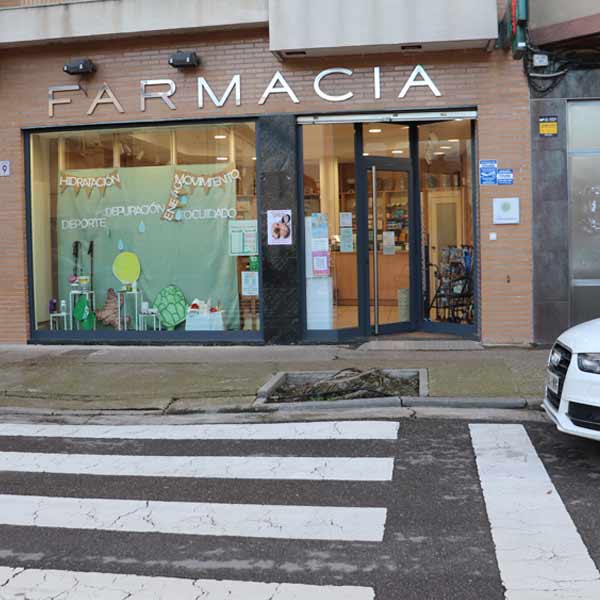 acceso a Farmacia Garrapinillos en Zaragoza